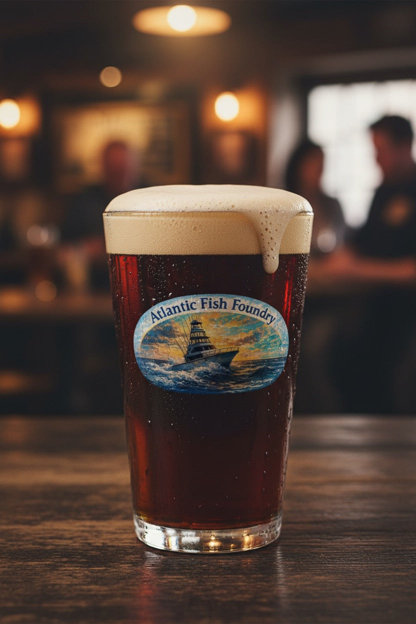 Atlantic Run Coastal Pint Glass