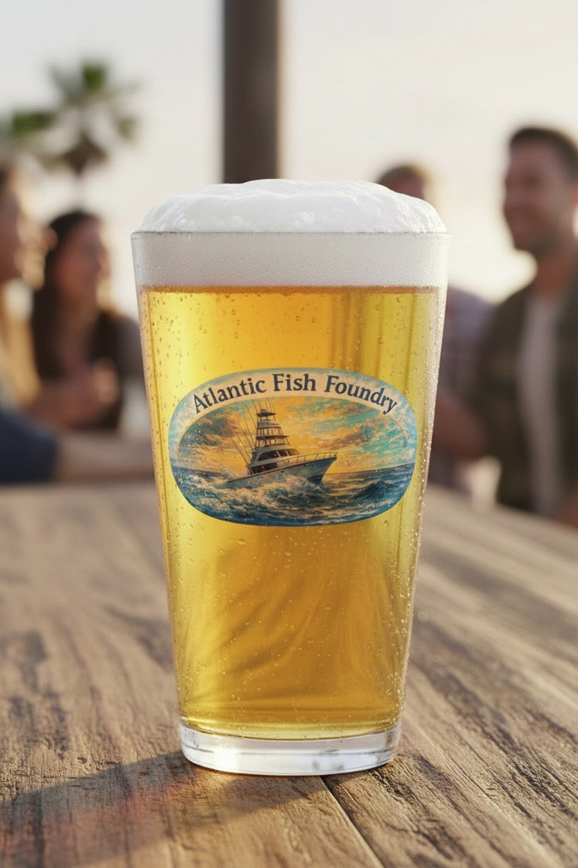 Atlantic Run Coastal Pint Glass
