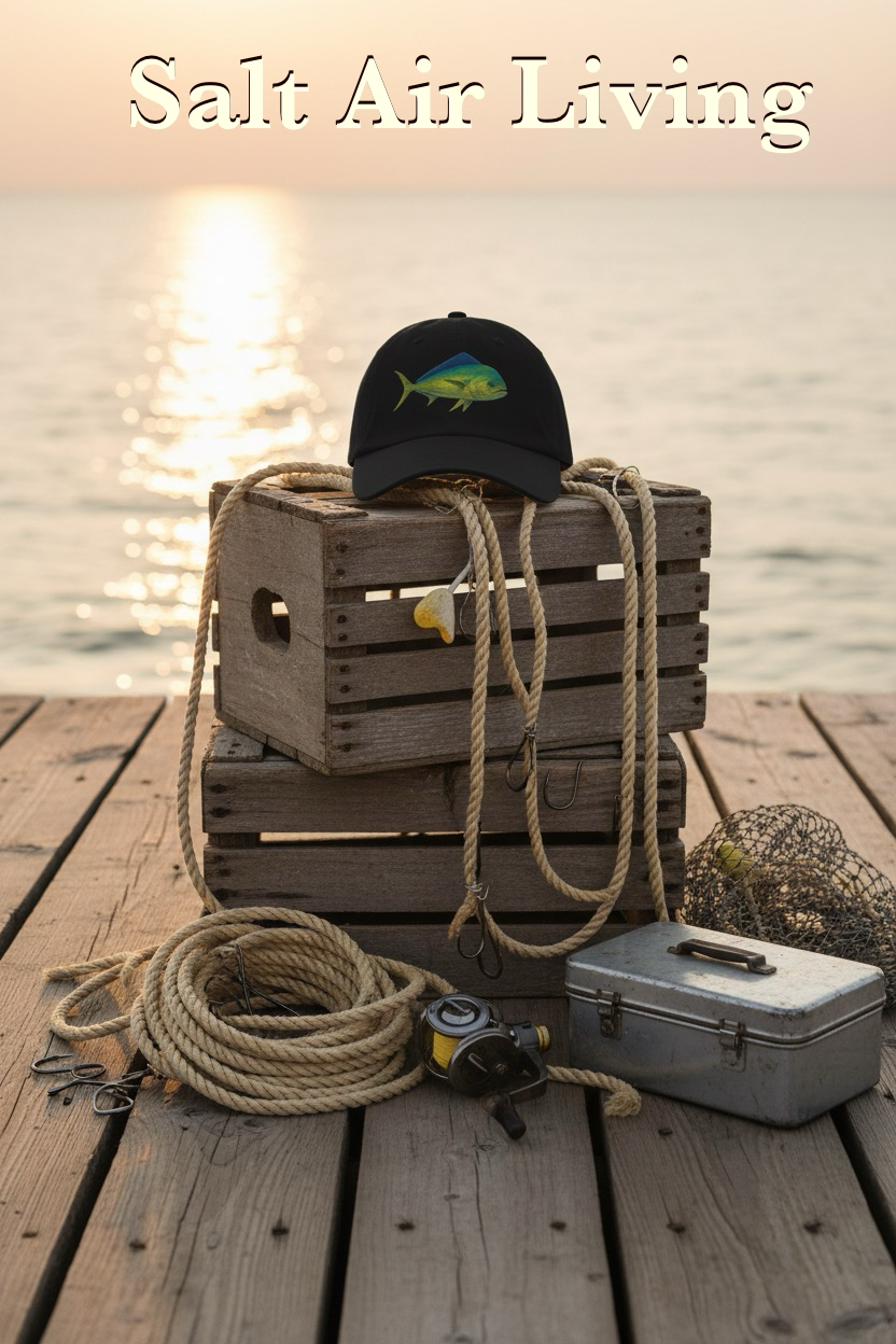 Atlantic Fish Foundry Mahi Mahi Embroidered Hat