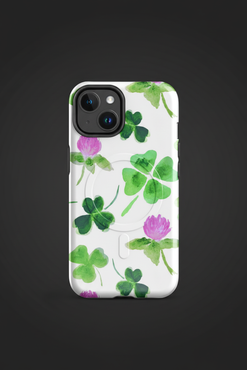 Clover Bloom - Dark Background