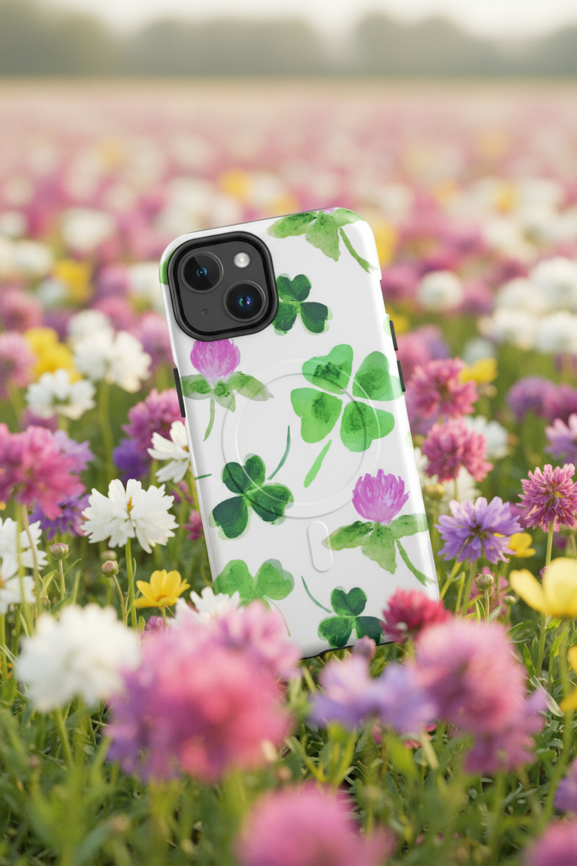 Clover Bloom - Flower Field 15 Degree Angle